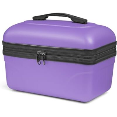 KINSTON Kosmetik- und Kulturtasche, Hartschalen-Vanity mit Griff, Reise-Organizer, Aufbewahrungsbox – Große Kapazität KINSTON Kosmetik- und Kulturtasche, Hartschalen-Vanity mit Griff, Reise-Organizer, Aufbewahrungsbox – Große Kapazität