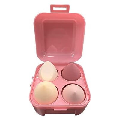 MUUK' SUPERFOODS MUUK Make-up-Schwamm-Mixer, 4 Stück, Foundation-Schwamm, latexfrei, Beauty-Blender Applikator mit Schwammhalter, ideal für Foundation, Puder und Creme MUUK' SUPERFOODS MUUK Make-up-Schwamm-Mixer, 4 Stück, Foundation-Schwamm, latexfrei, Beauty-Blender Applikator mit Schwammhalter, ideal für Foundation, Puder und Creme