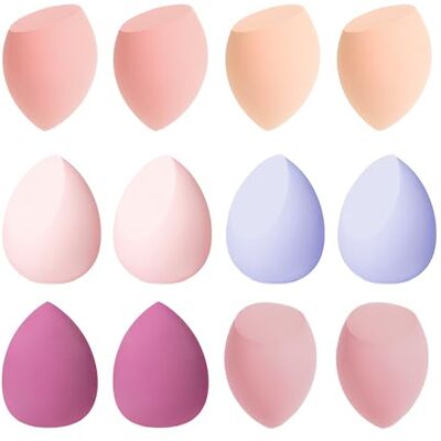 vonsera 12 Stück Make up Schwamm, Make-up Blender Schwämme, 3 Formen Beauty Make-up Schwämmchen für Nass- & Trocken-Foundation, Makeup Sponge Set für Puder-Foundation, Concealer & BB Cream vonsera 12 Stück Make up Schwamm, Make-up Blender Schwämme, 3 Formen Beauty Make-up Schwämmchen für Nass- & Trocken-Foundation, Makeup Sponge Set für Puder-Foundation, Concealer & BB Cream