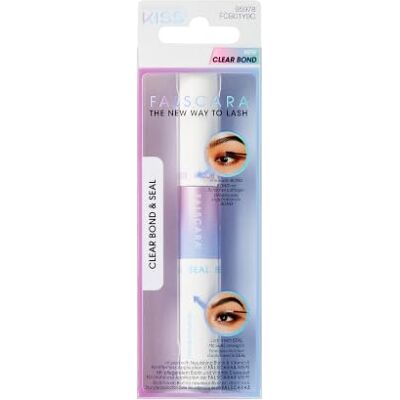 Kiss FALSCARA False Lash Clusters Bond & Seal, NET WT 8,7 g (0,29 oz.) – Clear Kiss FALSCARA False Lash Clusters Bond & Seal, NET WT 8,7 g (0,29 oz.) – Clear