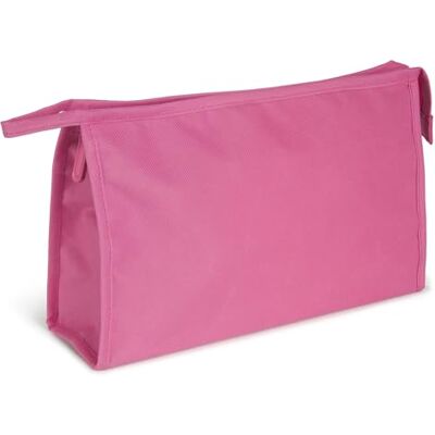 KINSTON Große wasserdichte Kulturtasche aus Textil, Kosmetiktasche für Reisen Rosa, Kulturbeutel Organizer KINSTON Große wasserdichte Kulturtasche aus Textil, Kosmetiktasche für Reisen Rosa, Kulturbeutel Organizer