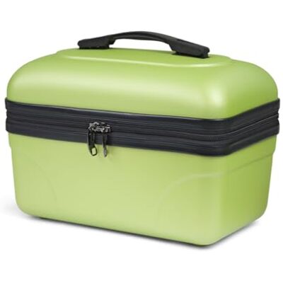 KINSTON Kosmetik- und Kulturtasche, Hartschalen-Vanity mit Griff, Reise-Organizer, Aufbewahrungsbox – Große Kapazität KINSTON Kosmetik- und Kulturtasche, Hartschalen-Vanity mit Griff, Reise-Organizer, Aufbewahrungsbox – Große Kapazität