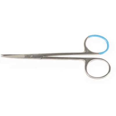 GIMA Iris chirurgische Schere mit gebogenen spitzen Spitzen, steril, Einweg, Edelstahl, 11,5 cm, 38831 GIMA Iris chirurgische Schere mit gebogenen spitzen Spitzen, steril, Einweg, Edelstahl, 11,5 cm, 38831