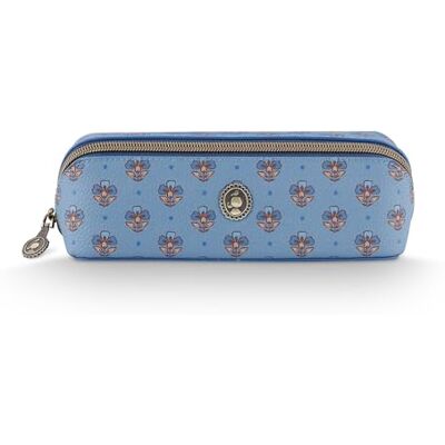 Pip Studio Cyrille Cosmetic Bag Small Jaipur Flower Blue 20x7.5x7.5cm Pip Studio Cyrille Cosmetic Bag Small Jaipur Flower Blue 20x7.5x7.5cm