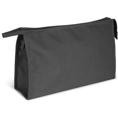 KINSTON Große wasserdichte Kulturtasche aus Textil, Kosmetiktasche für Reisen Schwarz, Kulturbeutel Organizer KINSTON Große wasserdichte Kulturtasche aus Textil, Kosmetiktasche für Reisen Schwarz, Kulturbeutel Organizer