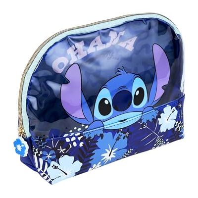 Disney Stitch Kosmetiktasche, Beauty Set Tropisches Design, Reisetasche, Geschenk für Mädchen, Frauen und Teenager Disney Stitch Kosmetiktasche, Beauty Set Tropisches Design, Reisetasche, Geschenk für Mädchen, Frauen und Teenager