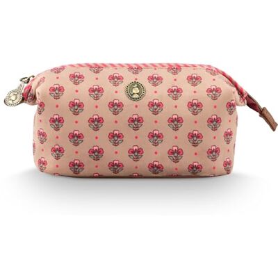 Pip Studio Cooper Cosmetic Purse Small Jaipur Flower Sand-Pink 19x8.5x1 Pip Studio Cooper Cosmetic Purse Small Jaipur Flower Sand-Pink 19x8.5x1