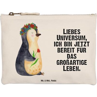 Panda Mäppchen Pinguin Blumen Größe M Geschenk, Geschenkidee, Liebeskummer, Kulturtasche, Schlampermäppchen, Etui, Pouch, Kosmetiktasche, Positiv, Wünsche Panda Mäppchen Pinguin Blumen Größe M Geschenk, Geschenkidee, Liebeskummer, Kulturtasche, Schlampermäppchen, Etui, Pouch, Kosmetiktasche, Positiv, Wünsche