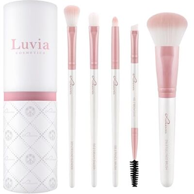 Luvia Cosmetics Make-Up Pinselset Luvia, Daily Selection Brush Set, Puder, Augenbrauen Und Augenpinsel Im Set, 5 Vegane Kosmetikpinsel Luvia Cosmetics Make-Up Pinselset Luvia, Daily Selection Brush Set, Puder, Augenbrauen Und Augenpinsel Im Set, 5 Vegane Kosmetikpinsel