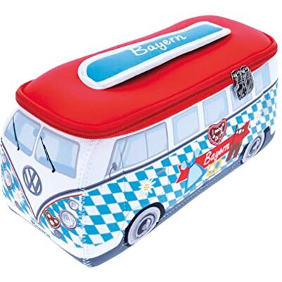BRISA VW Collection T1 Bulli Bus Kulturbeutel Kosmetiktasche Volkswagen Universaltasche Waschbeutel, Wasserabweisend Aufhänghaken 4 Netzfächer Reisen Bad, Neopren, Bayern Groß BRISA VW Collection T1 Bulli Bus Kulturbeutel Kosmetiktasche Volkswagen Universaltasche Waschbeutel, Wasserabweisend Aufhänghaken 4 Netzfächer Reisen Bad, Neopren, Bayern Groß