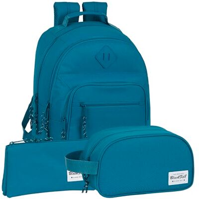safta BLACKFIT8 EGEO Rucksack, Federmäppchen und Kosmetiktasche BLACKFIT8 Rucksack, Etui und Kulturbeutel Einzigartiges Design und offizielle Lizenz BLACKFIT8, bunt, ST, Klassisch safta BLACKFIT8 EGEO Rucksack, Federmäppchen und Kosmetiktasche BLACKFIT8 Rucksack, Etui und Kulturbeutel Einzigartiges Design und offizielle Lizenz BLACKFIT8, bunt, ST, Klassisch