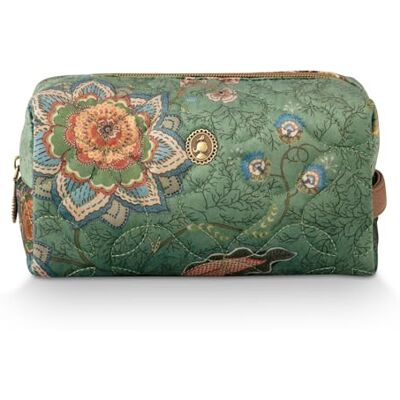 Pip Studio Coco Cosmetic Bag Medium Mumbai Morning Green 21.5x10x10.5cm Pip Studio Coco Cosmetic Bag Medium Mumbai Morning Green 21.5x10x10.5cm