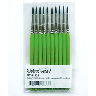 JADEO 10 Make-up Pinsel Set - Bunt, Präzise, Tragbar JADEO 10 Make-up Pinsel Set - Bunt, Präzise, Tragbar