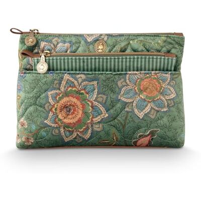 Pip Studio Caryn Cosmetic Bags Combi Mumbai Morning Green 26x7.5x18cm/2 Pip Studio Caryn Cosmetic Bags Combi Mumbai Morning Green 26x7.5x18cm/2