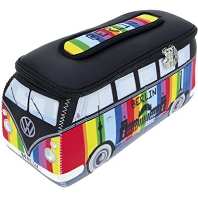 BRISA VW Collection T1 Bulli Bus Kulturbeutel Kosmetiktasche Volkswagen Universaltasche Waschbeutel, Wasserabweisend Aufhänghaken 4 Netzfächer Reisen Bad, Neopren, Berlin Groß BRISA VW Collection T1 Bulli Bus Kulturbeutel Kosmetiktasche Volkswagen Universaltasche Waschbeutel, Wasserabweisend Aufhänghaken 4 Netzfächer Reisen Bad, Neopren, Berlin Groß