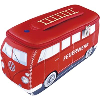 BRISA VW Collection T1 Bulli Bus Kulturbeutel Kosmetiktasche Volkswagen Universaltasche Waschbeutel, Wasserabweisend Aufhänghaken 4 Netzfächer Reisen Bad, Neopren, Feuerwehr/Rot Groß BRISA VW Collection T1 Bulli Bus Kulturbeutel Kosmetiktasche Volkswagen Universaltasche Waschbeutel, Wasserabweisend Aufhänghaken 4 Netzfächer Reisen Bad, Neopren, Feuerwehr/Rot Groß
