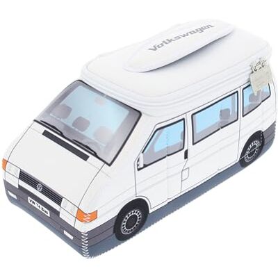 BRISA VW Collection T4 Bulli Bus Kulturbeutel Kosmetiktasche Volkswagen Universaltasche Waschbeutel, Wasserabweisend Aufhänghaken 4 Netzfächer für Reisen, Bad, Neopren, Weiß Groß BRISA VW Collection T4 Bulli Bus Kulturbeutel Kosmetiktasche Volkswagen Universaltasche Waschbeutel, Wasserabweisend Aufhänghaken 4 Netzfächer für Reisen, Bad, Neopren, Weiß Groß