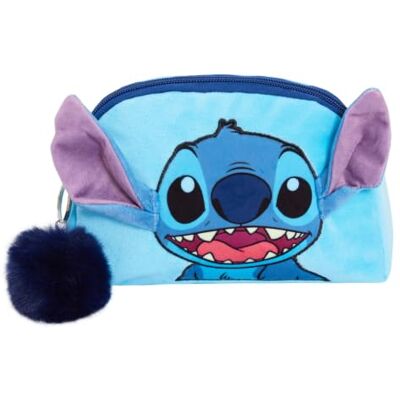 Disney Stitch Kosmetiktasche für Damen und Mädchen, Doppelseitiges Samtbeutel, Reisezubehör Disney Stitch Kosmetiktasche für Damen und Mädchen, Doppelseitiges Samtbeutel, Reisezubehör