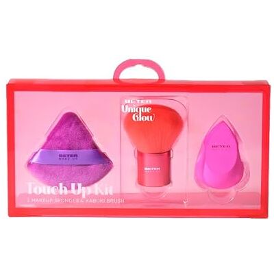 Beter Touch Up Kit Set 2 Schwämme + Kabuki-Pinsel - Make-up-Set Beter Touch Up Kit Set 2 Schwämme + Kabuki-Pinsel - Make-up-Set