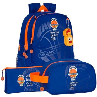 safta VALENCIA BASKET Rucksack, Federmäppchen und Kosmetiktasche VALENCIA Rucksack, Federmäppchen und Kulturbeutel Einzigartiges Design und offizielle Lizenz VALENCIA, bunt, ST, Klassisch safta VALENCIA BASKET Rucksack, Federmäppchen und Kosmetiktasche VALENCIA Rucksack, Federmäppchen und Kulturbeutel Einzigartiges Design und offizielle Lizenz VALENCIA, bunt, ST, Klassisch