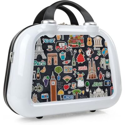 ITACA Kosmetikkoffer Hartschale Groß, Beautycase Damen, Trolley & Handgepäck Koff ITACA Kosmetikkoffer Hartschale Groß, Beautycase Damen, Trolley & Handgepäck Koff