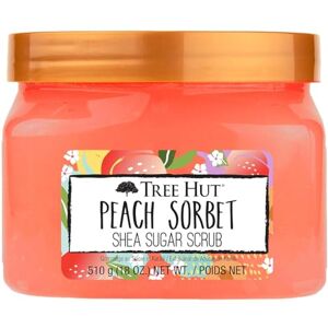 Tree Hut Peach Sorbet Shea Sugar Scrub, 450 ml, ultra-hydrating und peelating scrub for nourishing essential body care Tree Hut Peach Sorbet Shea Sugar Scrub, 450 ml, ultra-hydrating und peelating scrub for nourishing essential body care