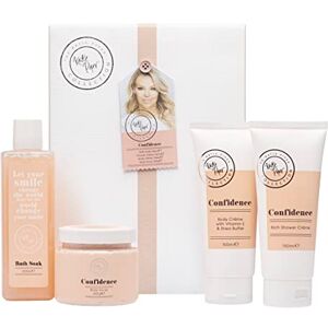 Katie Piper Geschenk-Set mit 150 ml Duschcreme, 250 ml Badewanne, 150 ml Körpercreme und 200 g Körperpeeling Katie Piper Geschenk-Set mit 150 ml Duschcreme, 250 ml Badewanne, 150 ml Körpercreme und 200 g Körperpeeling