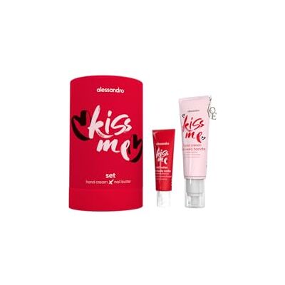 alessandro Pflege Set Kiss me 2tlg. Handcreme & Nagelbutter alessandro Pflege Set Kiss me 2tlg. Handcreme & Nagelbutter