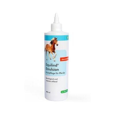 cp-pharma Equilind Emulsion 400ml Hautpflege für Pferde Kann unterstützend beruhigend und Juckreiz lindernd auf der Haut wirken cp-pharma Equilind Emulsion 400ml Hautpflege für Pferde Kann unterstützend beruhigend und Juckreiz lindernd auf der Haut wirken