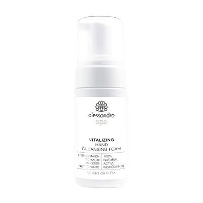 alessandro SPA ANTI-AGIN HANDREINIGUNGSSCHAUM Selbstschäumender Vital-Schaum zur sanften Reinigung der Hände -Extra Pflege für reife und trockende Hände, 50ml alessandro SPA ANTI-AGIN HANDREINIGUNGSSCHAUM Selbstschäumender Vital-Schaum zur sanften Reinigung der Hände -Extra Pflege für reife und trockende Hände, 50ml