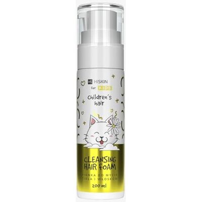 HISKIN Kids Wasch-Schaum für Körper und Haare für Kinder mit Reisproteinen 2-in-1 Reinigt sanft Körper und Haare, hautverträglich, spendet Feuchtigkeit und beruhigt 200 ml vegan HISKIN Kids Wasch-Schaum für Körper und Haare für Kinder mit Reisproteinen 2-in-1 Reinigt sanft Körper und Haare, hautverträglich, spendet Feuchtigkeit und beruhigt 200 ml vegan