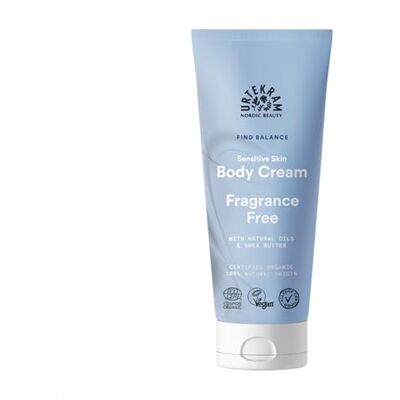 Urtekram Fragrance Free Körpercreme, Feuchtigkeitspflege für Empfindliche Haut Ohne Duft, Bio & Vegan Körperlotion, Parfümfrei, Sanft & Hautfreundlich, 200 ml Urtekram Fragrance Free Körpercreme, Feuchtigkeitspflege für Empfindliche Haut Ohne Duft, Bio & Vegan Körperlotion, Parfümfrei, Sanft & Hautfreundlich, 200 ml