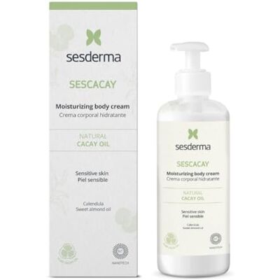 SESDERMA SESCACAY Feuchtigkeitsspendende Körpercreme mit Cacay-Öl & HPR 250 ml Straffende & Regenerierende Pflege für trockene, empfindliche Haut, Glättend, Barrierestärkend SESDERMA SESCACAY Feuchtigkeitsspendende Körpercreme mit Cacay-Öl & HPR 250 ml Straffende & Regenerierende Pflege für trockene, empfindliche Haut, Glättend, Barrierestärkend