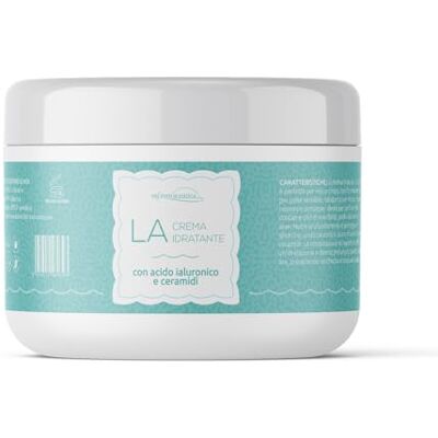 Saf.Nutraceutica LA Feuchtigkeitscreme für Gesicht und Körper, für trockene, empfindliche und geschädigte Haut, spendet bis zu 48 Stunden Feuchtigkeit, mit Hyaluronsäure, Ceramiden. Dose 500 ml Saf.Nutraceutica LA Feuchtigkeitscreme für Gesicht und Körper, für trockene, empfindliche und geschädigte Haut, spendet bis zu 48 Stunden Feuchtigkeit, mit Hyaluronsäure, Ceramiden. Dose 500 ml