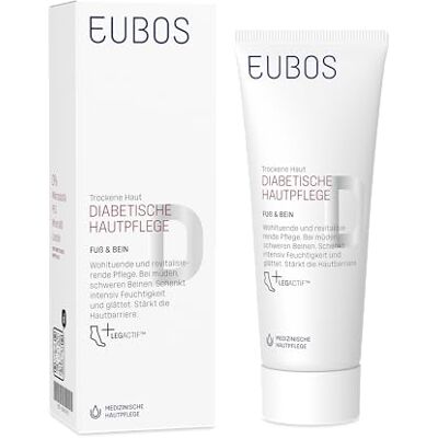 EUBOS Diabetische Haut Pflege Fuß + Bein, 100 ml Creme EUBOS Diabetische Haut Pflege Fuß + Bein, 100 ml Creme