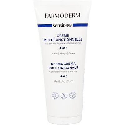 FARMODERM Sensiderm Dermocreme, multifunktional, feuchtigkeitsspendende Körper- und Gesichtscreme, nährende und schützende Wirkung für trockene und sehr trockene Haut, ideal für Damen und Herren, 200 FARMODERM Sensiderm Dermocreme, multifunktional, feuchtigkeitsspendende Körper- und Gesichtscreme, nährende und schützende Wirkung für trockene und sehr trockene Haut, ideal für Damen und Herren, 200