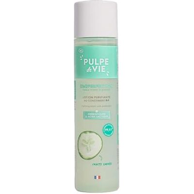 Pulpe de Vie Reinigende Lotion mit Gurke Bio 150 ml – tägliche Feuchtigkeit – reinigt & ausgleichend – für Mischhaut bis fettige Haut – feuchtigkeitsspendende Routine Pulpe de Vie Reinigende Lotion mit Gurke Bio 150 ml – tägliche Feuchtigkeit – reinigt & ausgleichend – für Mischhaut bis fettige Haut – feuchtigkeitsspendende Routine