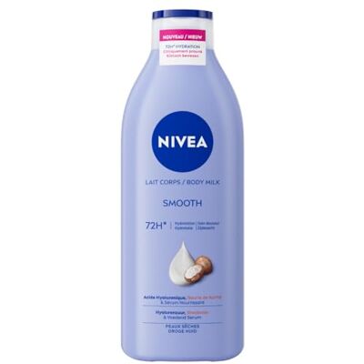 NIVEA Seidig weiche Körpermilch Pflegeserum und Sheabutter Körpermilch mit 48 Stunden Hydratation Für trockene Haut Körperpflege 400 ml NIVEA Seidig weiche Körpermilch Pflegeserum und Sheabutter Körpermilch mit 48 Stunden Hydratation Für trockene Haut Körperpflege 400 ml