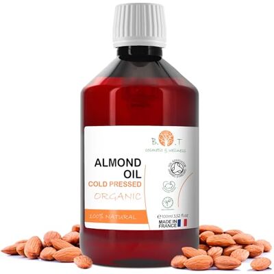B.O.T cosmetic & wellness Mandelöl BIO Reines, Kaltgepresst, Natürlich. Kosmetik Massageöl, Haar- und Bartöl, Körperöl, Anti-Falten-Gesichtsöl, Schwangerschaftsstreifen, Nägel, Mandelöl Baby, Scalp Oil 100 ml B.O.T cosmetic & wellness Mandelöl BIO Reines, Kaltgepresst, Natürlich. Kosmetik Massageöl, Haar- und Bartöl, Körperöl, Anti-Falten-Gesichtsöl, Schwangerschaftsstreifen, Nägel, Mandelöl Baby, Scalp Oil 100 ml