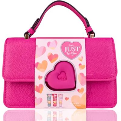 accentra Badeset JUST FOR YOU für Frauen und Mädchen, inkl. kleiner Handtasche in pink, Duschgel, Handcreme & Nagelcreme, Bodylotion, Badeset Geschenk für Geburtstag, Muttertag, Valentinstag accentra Badeset JUST FOR YOU für Frauen und Mädchen, inkl. kleiner Handtasche in pink, Duschgel, Handcreme & Nagelcreme, Bodylotion, Badeset Geschenk für Geburtstag, Muttertag, Valentinstag