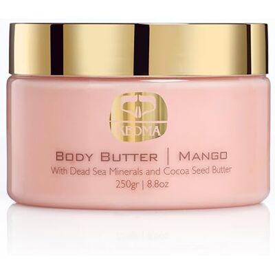KEDMA Mango-Körperbutter für Intensive Feuchtigkeit 250g KEDMA Mango-Körperbutter für Intensive Feuchtigkeit 250g