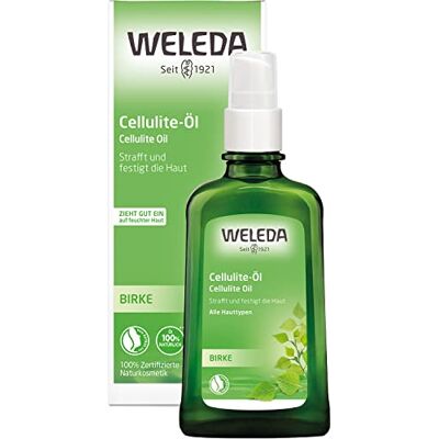 WELEDA Bio Birke Anti Cellulite Öl 100ml Naturkosmetik Hautpflege Körperöl mit Jojobaöl strafft & festigt die Haut. Massageöl mit dermatologisch bestätigter Wirkung aktiviert den Hautstoffwechsel WELEDA Bio Birke Anti Cellulite Öl 100ml Naturkosmetik Hautpflege Körperöl mit Jojobaöl strafft & festigt die Haut. Massageöl mit dermatologisch bestätigter Wirkung aktiviert den Hautstoffwechsel