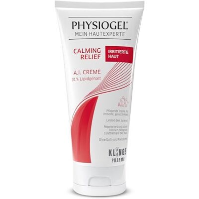 Physiogel Calming Relief A.I. Creme für irritierte Haut, 100ml Lindert Trockenheit, Juckreiz und Rötungen, stärkt die Hautbarriere, ideal als Basispflege bei Neurodermitis Physiogel Calming Relief A.I. Creme für irritierte Haut, 100ml Lindert Trockenheit, Juckreiz und Rötungen, stärkt die Hautbarriere, ideal als Basispflege bei Neurodermitis