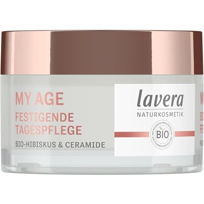 lavera My Age festigende Tagespflege mit Hibiskus & Ceramide für reife Haut gegen Pigmentflecken Straffheit bio Naturkosmetik 50 ml lavera My Age festigende Tagespflege mit Hibiskus & Ceramide für reife Haut gegen Pigmentflecken Straffheit bio Naturkosmetik 50 ml