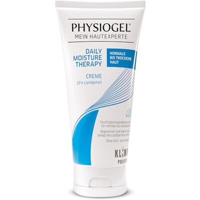 Physiogel Daily Moisture Therapy Creme für trockene Haut, 75ml Tägliche Feuchtigkeitscreme, regenerierend, schützt vor wiederkehrender Trockenheit Physiogel Daily Moisture Therapy Creme für trockene Haut, 75ml Tägliche Feuchtigkeitscreme, regenerierend, schützt vor wiederkehrender Trockenheit