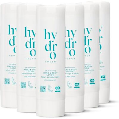 hydro TOUCH ADA Cosmetics Hand- & Bodylotion, vegan mit Meeresmineralien u. Algenextrakt, vitalisierende Lotion, Nährend für Gesicht Körper & Haut, Nachfüllpack für SMART CARE, Made in Germany 6x300mL hydro TOUCH ADA Cosmetics Hand- & Bodylotion, vegan mit Meeresmineralien u. Algenextrakt, vitalisierende Lotion, Nährend für Gesicht Körper & Haut, Nachfüllpack für SMART CARE, Made in Germany 6x300mL