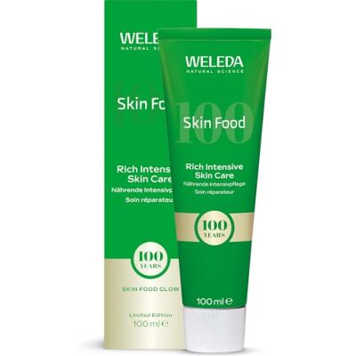 WELEDA Bio Skin Food Feuchtigkeitspflege 100ml Limited Edition Naturkosmetik Hautpflege SkinFood Hautcreme zur Pflege von sehr trockener Haut. Intensiv nährende Körperpflege & Gesichtspflege Creme WELEDA Bio Skin Food Feuchtigkeitspflege 100ml Limited Edition Naturkosmetik Hautpflege SkinFood Hautcreme zur Pflege von sehr trockener Haut. Intensiv nährende Körperpflege & Gesichtspflege Creme