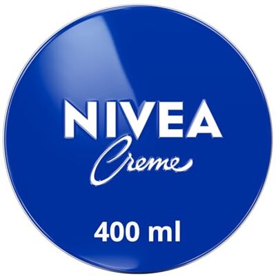 NIVEA Gesichts-, Körper- & Handcreme (1 x 400 ml), Feuchtigkeitscreme mit cremiger Textur, angereichert mit Eucerit, Mehrzweck-Feuchtigkeitspflege für die ganze Familie NIVEA Gesichts-, Körper- & Handcreme (1 x 400 ml), Feuchtigkeitscreme mit cremiger Textur, angereichert mit Eucerit, Mehrzweck-Feuchtigkeitspflege für die ganze Familie