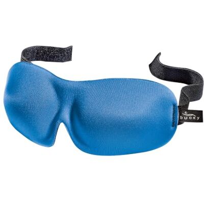 Bucky Augenmaske mit 40 Blinzeln ohne Druck, für Reisen und Schlafen, Blau (French Blue), 1 Count (Pack of 1), Augenmaske mit 40 Blinzeln ohne Druck, für Reisen und Schlafen Bucky Augenmaske mit 40 Blinzeln ohne Druck, für Reisen und Schlafen, Blau (French Blue), 1 Count (Pack of 1), Augenmaske mit 40 Blinzeln ohne Druck, für Reisen und Schlafen