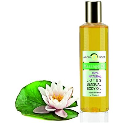 bleu & marine Bretania Traubenkernöl Massageöl mit Lotusduft 100 % Natürliches Körperöl für Massage & Pflege Feuchtigkeitsspendend & Entspannend Für Haut & Sinne 200 ml bleu & marine Bretania Traubenkernöl Massageöl mit Lotusduft 100 % Natürliches Körperöl für Massage & Pflege Feuchtigkeitsspendend & Entspannend Für Haut & Sinne 200 ml